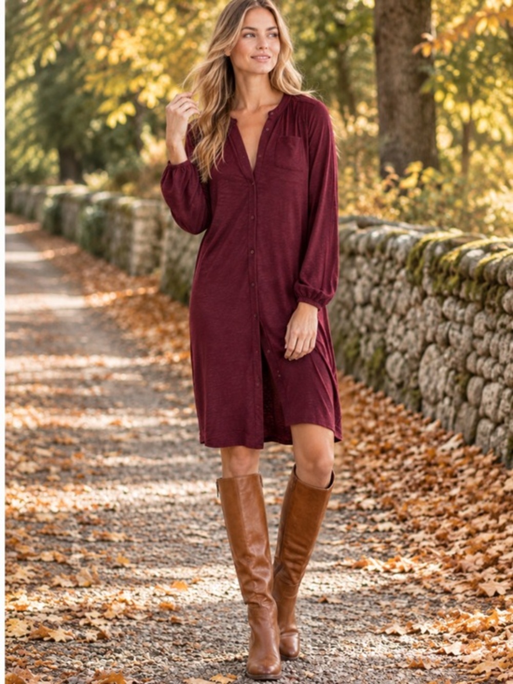NWT Anthropologie Saturday Sunday Delfina Midi Shirt Dress cotton